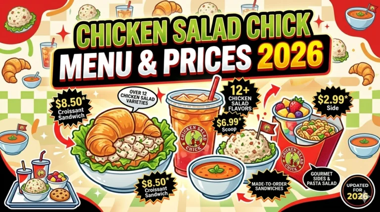 Chicken Salad Chick Menu USA Prices