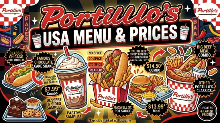 Portillo’s Menu USA Prices