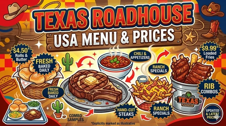 Texas Roadhouse Menu USA Prices