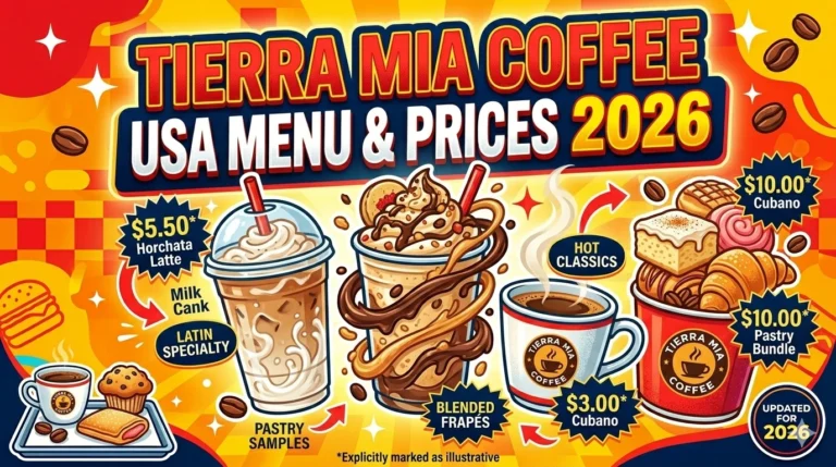 Tierra Mia Coffee Menu USA Prices