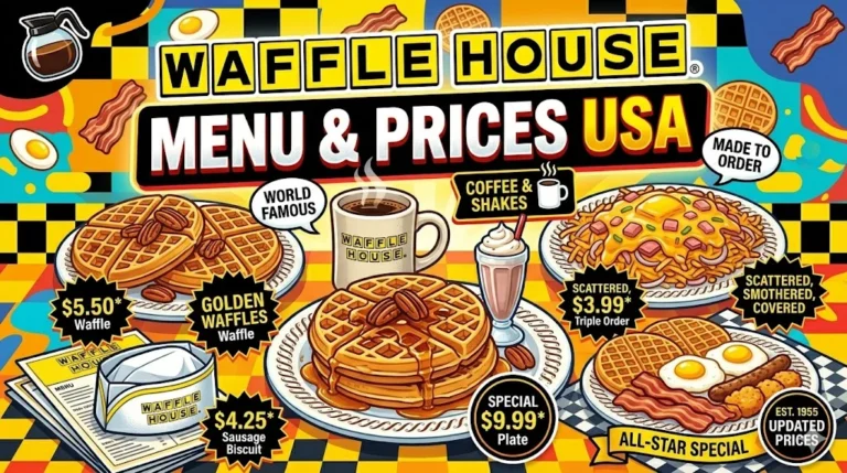 Waffle House Menu USA Prices