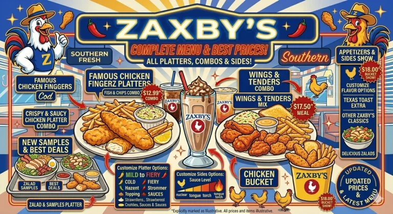 Zaxby's Menu USA Prices