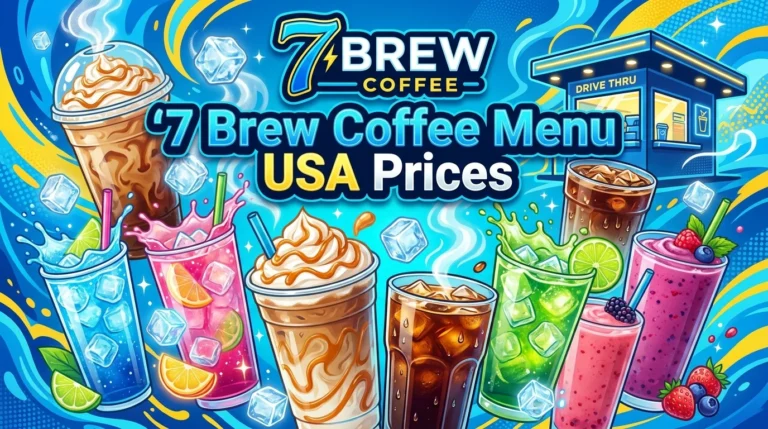 7 Brew Coffee Menu USA Prices
