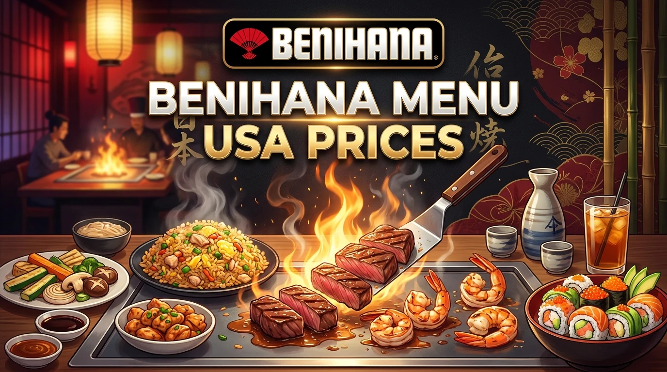 Benihana Menu USA Prices