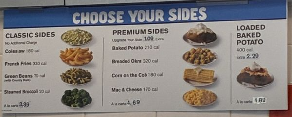 Captain D's Menu With Prices