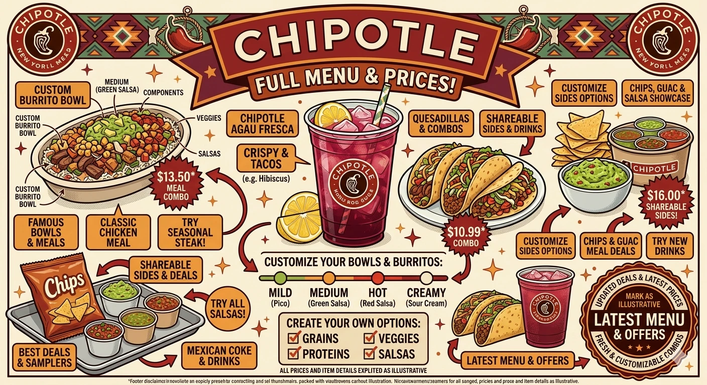 Chipotle Menu USA Prices
