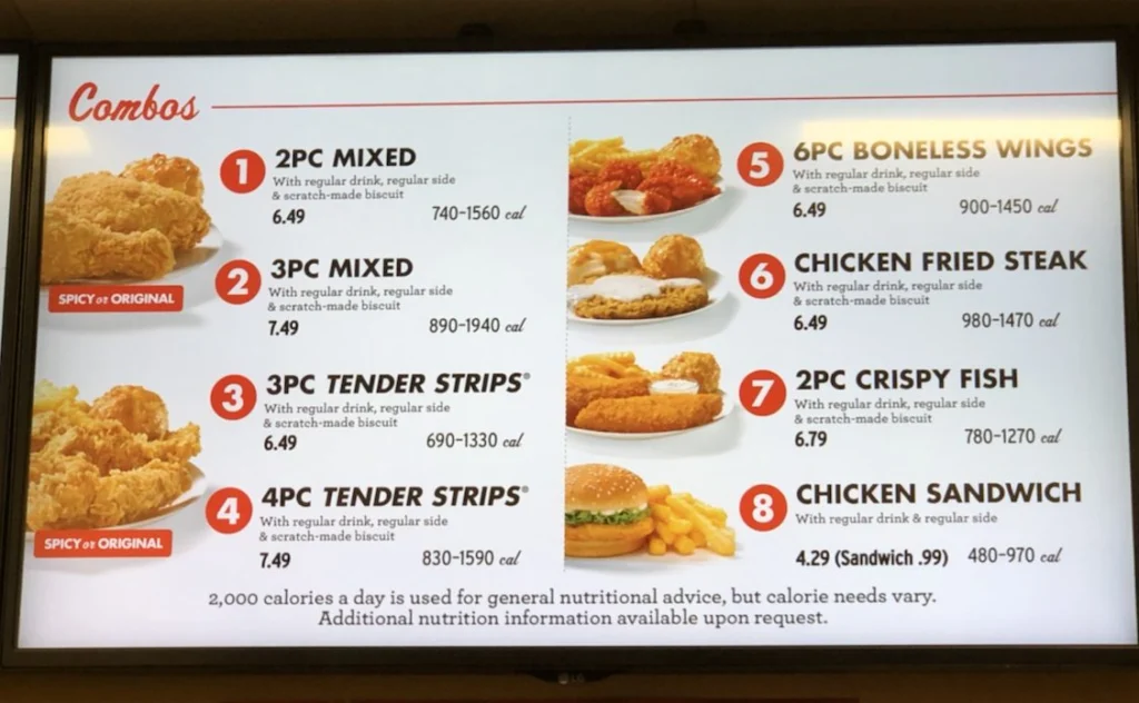 Church’s Chicken Menu With Prices