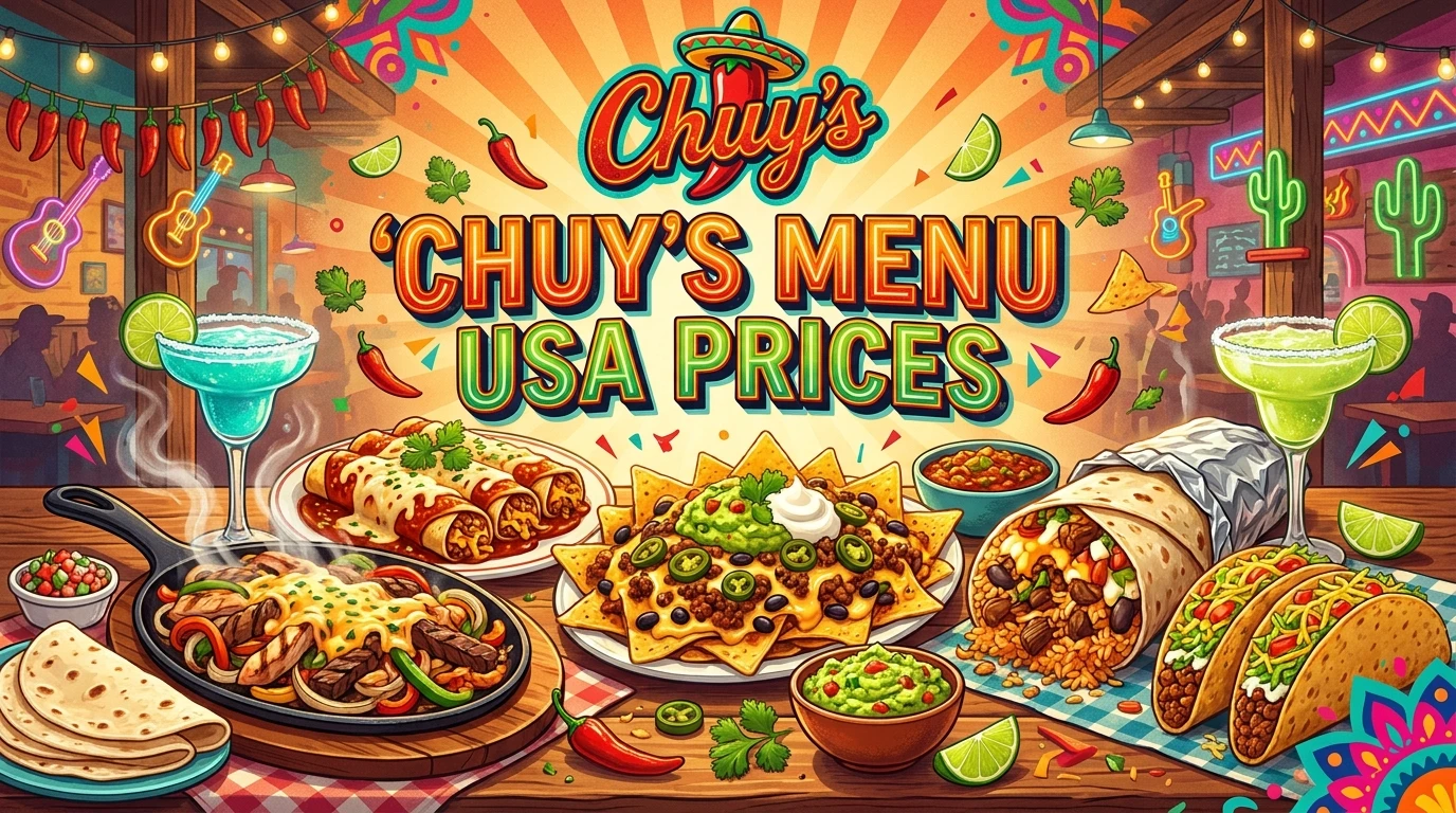 Chuy's Menu Menu Prices