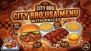 City BBQ Menu USA Prices