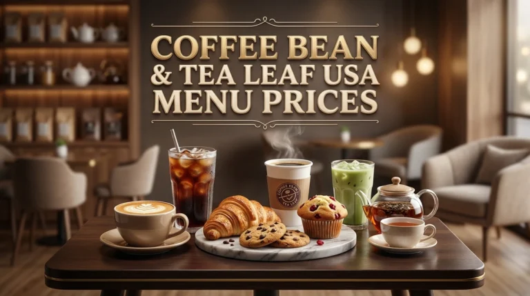 Coffee Bean Tea Leaf Menu USA Prices