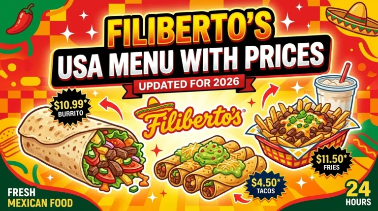 Filiberto's Menu USA Prices