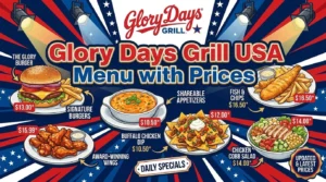 Glory Days Grill Menu USA Prices