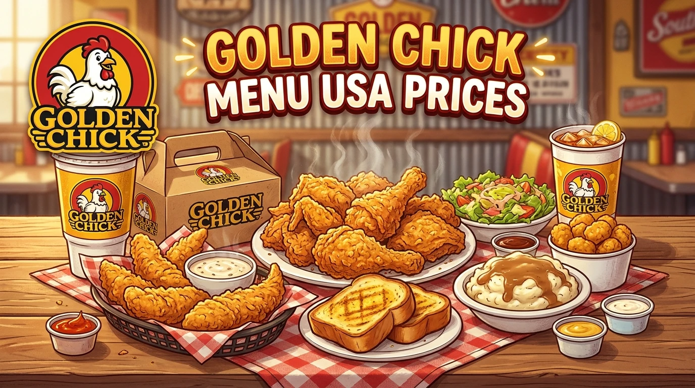 Golden Chick Menu USA Prices