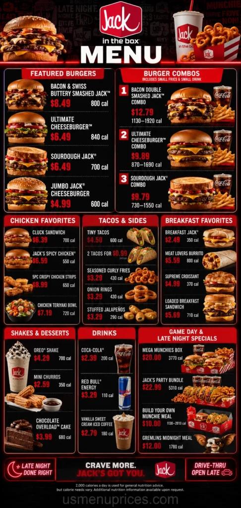 Jack in the Box Menu Menu With Prices