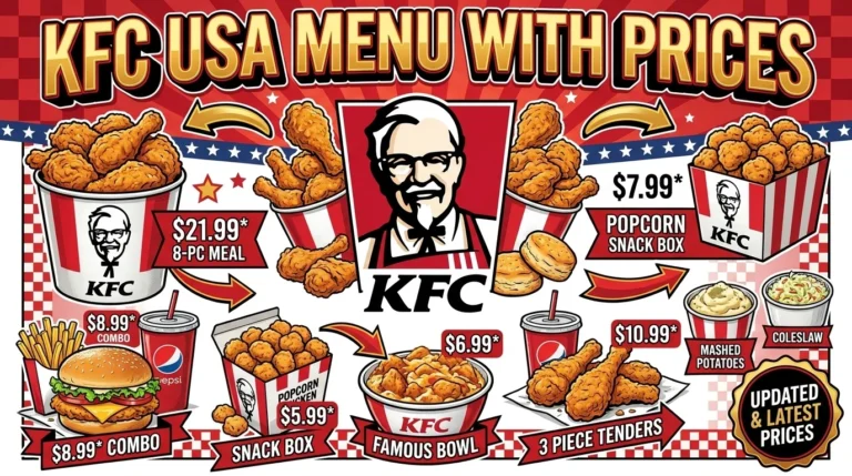 KFC Menu USA Prices