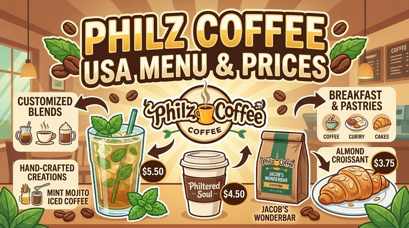 Philz Coffee Menu USA Prices