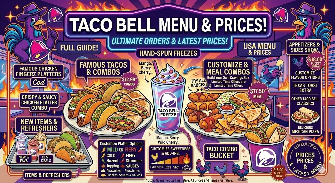 Tace Bell Menu USA Prices
