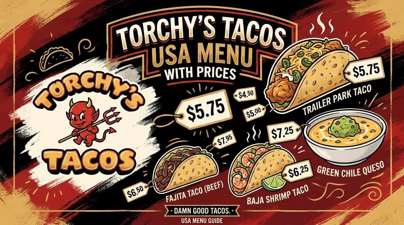 Torchy's Tacos Menu USA Prices